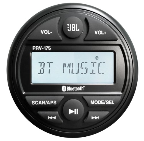 JBL PRV175 Am/Fm/Bt 4X45 Watt Stereo/Bluetooth | 648701217503