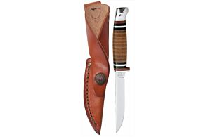 CASE KNIVES LEATHER HUNTER WITH LEATHER SHEATH | 021205003795
