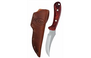 CASE KNIVES RIDGEBACK HUNTER ROSEWOOD WITH LEATHER SHEATH | 021205003986
