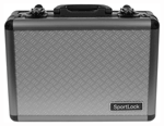 SPORTLOCK ALUMALOCK CASE DOUBLE HANDGUN GRAY<