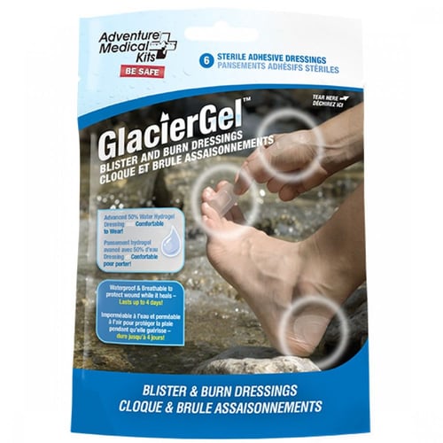 GLACIERGELGlacierGel Blister and Burn Dressing Relieve Pain Instantly - Waterproof & Breathable - One Step Application - 4.25