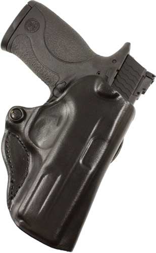 DESANTIS MINI SCABBARD HOLSTER RH OWB LEATHER MOSBRG MC1SC B<