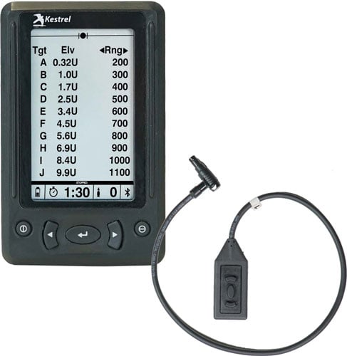 KestrelMeters 0750LRBLK HUD  for 5 Series Ballistic Meter Black w/Remote