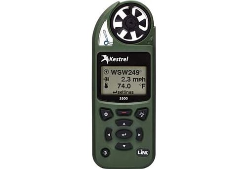 KESTREL 5500 WEATHER METER W/ LINK AND VANE MOUNT OLIVE DRAB