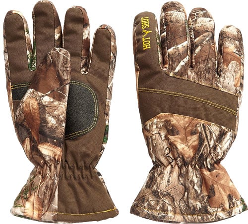 Hot Shot Junior Defender Glove  <br>  Realtree Edge Small/Medium