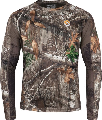 ScentLok BaseLayers AMP Lightweight Top  <br>  Realtree Edge Large