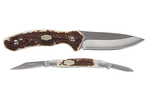 UNCLE HENRY KNIFE FIXED/FOLDER COMBO GIFT TIN PROMO Q4 25'<