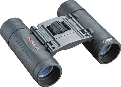 Tasco Essentials Roof Binocular 10x25mm Black MC Box 6L