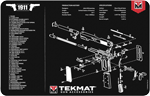 TekMat TEKR171911 1911 Ultra Cleaning Mat Black/White Rubber 20