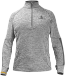 LEUPOLD 1/2 ZIP PULLOVER COVERT GRAY HEATHER LARGE<