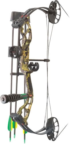 PSE Mini Burner RTS Package  <br>  Mossy Oak Country 16-26.5 in. 40 lbs. RH