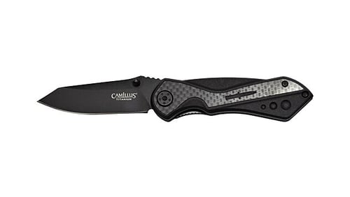CAMILLUS MACHINE FOLDING KNIFE 2.78 Inch SS BLADE CARBON FIBER BL | 016162198127