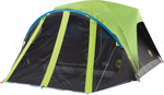 COLEMAN CARLSBAD DOME TENT W/ SCREEN ROOM 4 PERSON 9'X7'X4'!