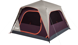 COLEMAN SKYLODGE TENT 4 PERSON INSTANT CABIN BLKBERRY!
