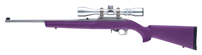 HOGUE STOCK RUGER 10/22 STANDARD WEIGHT BARREL PURPLE