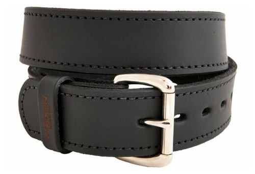 VERSACARRY DOUBLE PLY LEATHER BELT 40 InchX1.5 Inch HEAVY DUTY BLK | 637813368227