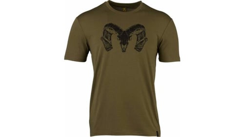 BROWNING SS PERF CAMP SHIRT RAM LOGO GREEN XLARGE | 023614985730