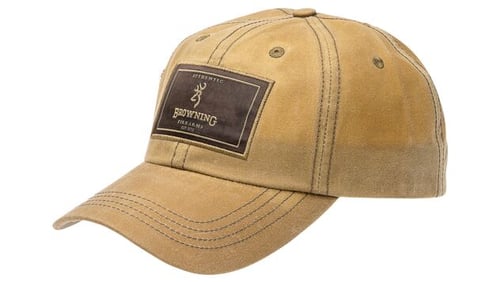 BROWNING CAP ANTIQUITY WAX REC PATCH TAN WAX