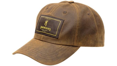 BROWNING CAP ANTIQUITY WAX REC PATCH BROWN WAX
