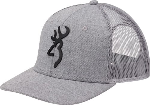 BROWNING CAP TURLEY BUCK MARK LOGO GRAY ADJUSTABLE