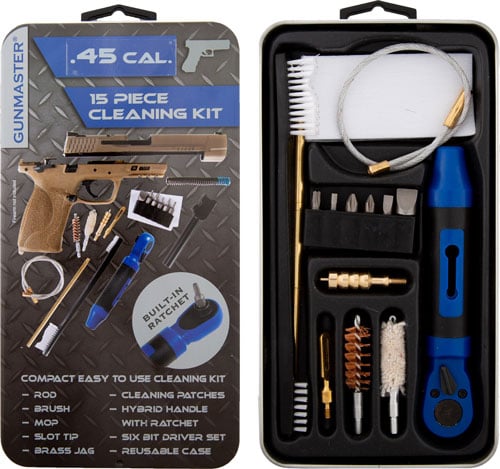 Gunmaster Slimline Cleaning Kit  <br>  .45 cal 15 pc.
