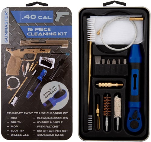 Gunmaster Slimline Cleaning Kit  <br>  .40cal 15 pc.