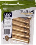 TOP BRASS ONCE FIRED UNPRIMED BRASS 50 BMG 10CT POUCH
