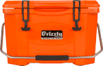 GRIZZLY COOLERS GRIZZLY G20 ORANGE/ORANGE 20 QUART COOLER