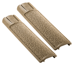 ERGO GRIP RAIL COVER FULL LONG TEXTURED PICATINNY FDE 2PK!