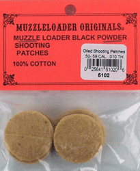 M-LOADER ORIGINAL OILED PATCH .50-.59 .010 100PK