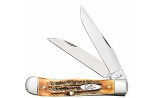 CASE KNIVES 6.5 BONE STAG TRAPPER