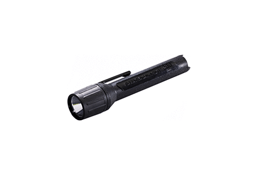 STREAMLIGHT PRO-POLYMER 2AA WHITE LED W/BATTERIES BLACK