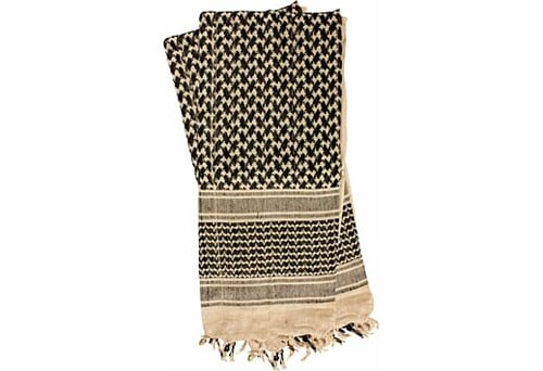 RED ROCK SHEMAGH HEAD WRAP KHAKI/BLACK | 846637004611