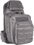RED ROCK RECON SLING BAG GRAY TEAR AWAY FEATURE MAIN COMPAR<