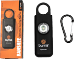 BYRNA BANSHEEBanshee Personal Safety Alarm Black - 130dB - Packaged with a carabiner that conveniently attaches to the Byrna Banshee to backpacks, purse straps, and pant belt loops for quick access during emergencies - Durable, water-resistantt loops for quick access during emergencies - Durable, water-resistant