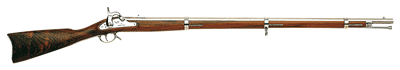 CHIAPPA 1861 SPRINGFIELD 58CAL 3 BAND POLISHED/WALNUT