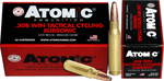 Atomic Ammunition 00472 Rifle Subsonic 308 Win 260 gr Soft Point Round Nose 50 Per Box/ 10 Case