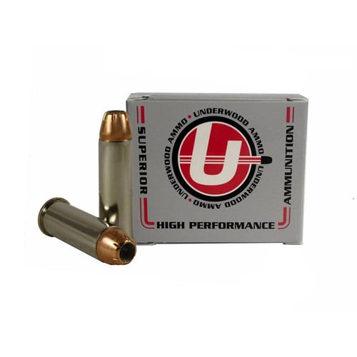 Underwood Ammo XTP Jacketed Hollow point Handgun Ammunition 38 Spl (+P) 125gr JHP 1250 fps 20/ct