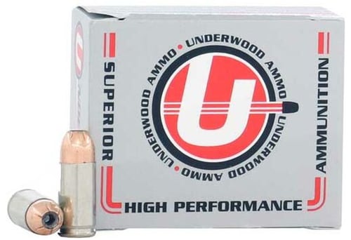 UNDERWOOD 38 SUPER +P 124GR JHP 20RD 10BX/CS