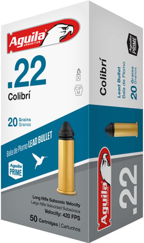 AGUILA 22 LR COLIBRI 20GR LDRN 1000RD CASE LOT CB