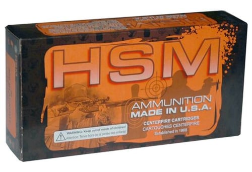 HSM AMMO RMFG 223 52GR MATCH HPBT 50RD 20BX/CS