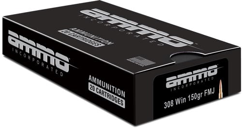 AMMO INC 308 WIN 150GR. FMJ FMJ 20RD 25BX/CS