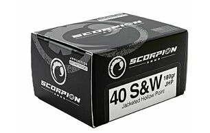 SCORPION 40 SW 180GR JHP 20RD 10BX/CS | 850074522126