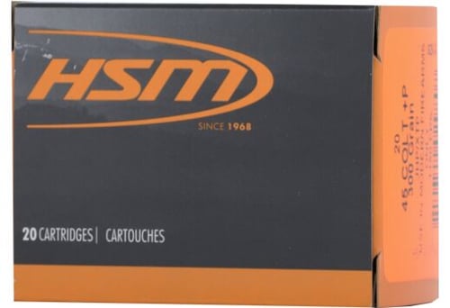 HSM 45 LC 300GR XTP HOLLOW POINT 20RD 20BX/CS