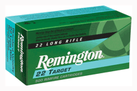 Remington Ammunition 21022 Target Rimfire 22 LR 40 gr Round Nose 50 Per Box/ 100 Cs