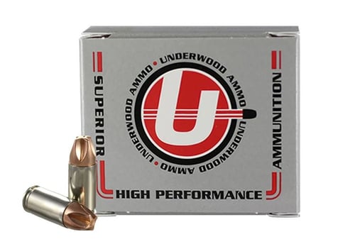 Underwood Ammo 9mm Luger Handgun Ammo - 90 Grain | Xtreme Defender | 20rd Box