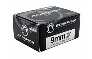 SCORPION 9MM LUGER 124GR JHP 20RD 10BX/CS | 850074522249