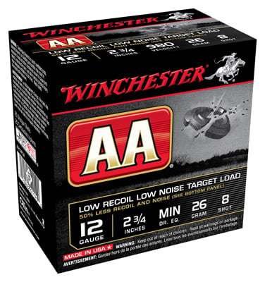 WINCHESTER AA 12GA 7/8OZ #8 980FPS 250RD CASE LOT