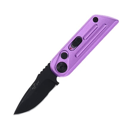 Bear Bold Act 14 1.9 Inch BL/PL Clip Point Purple Scales | 730153330487