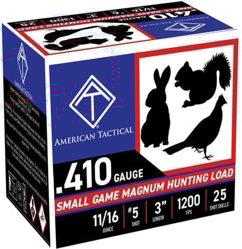 ATI GAME LOAD 410 3 Inch 11/16OZ 5 1200FPS 250RD CASE LOT | 410 BORE GA | 810113111100